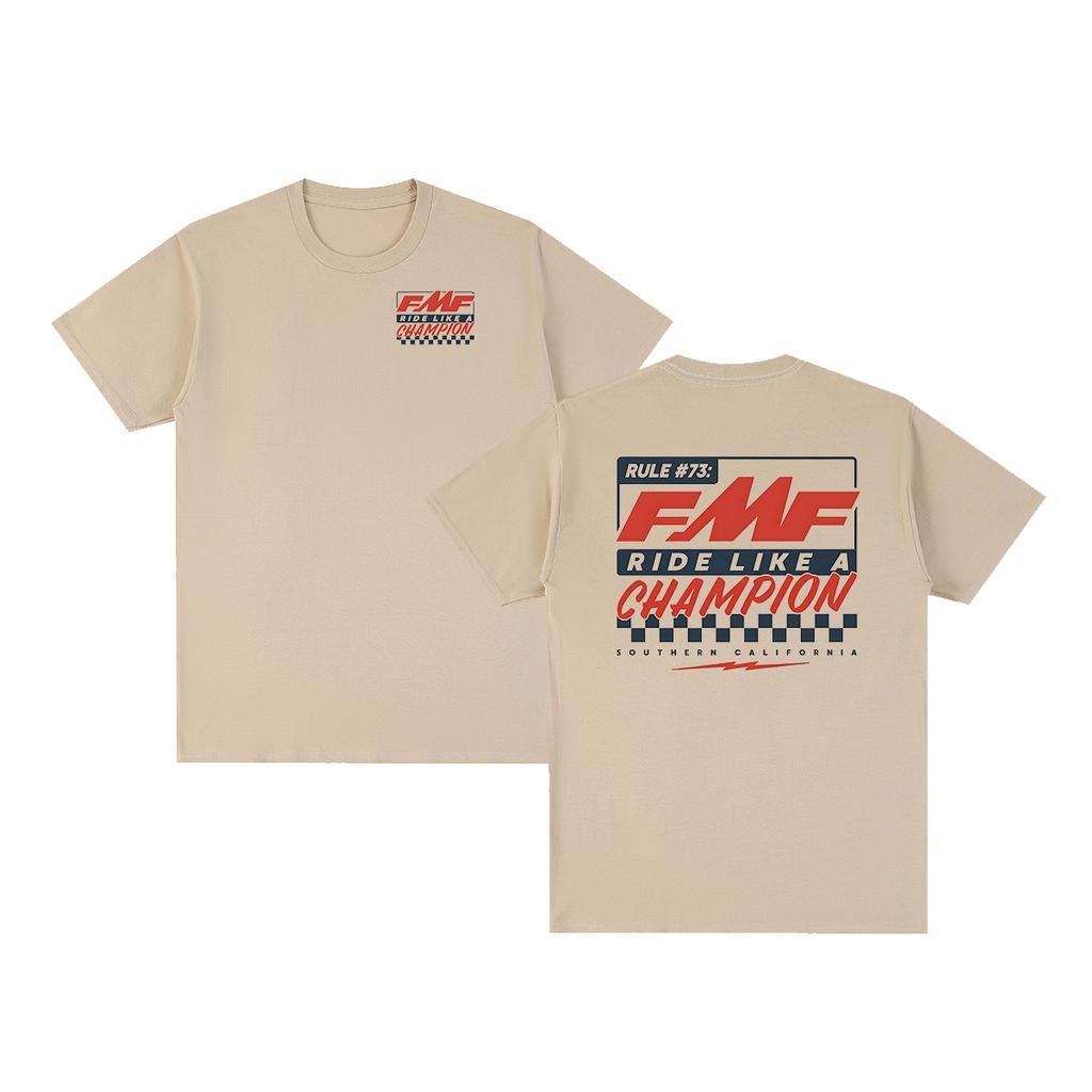 FMF Racing RULE 73 Vintage Tshirt Retro Street Wear Cotton Men T Shirt New Tee Tshirt Womens Tops