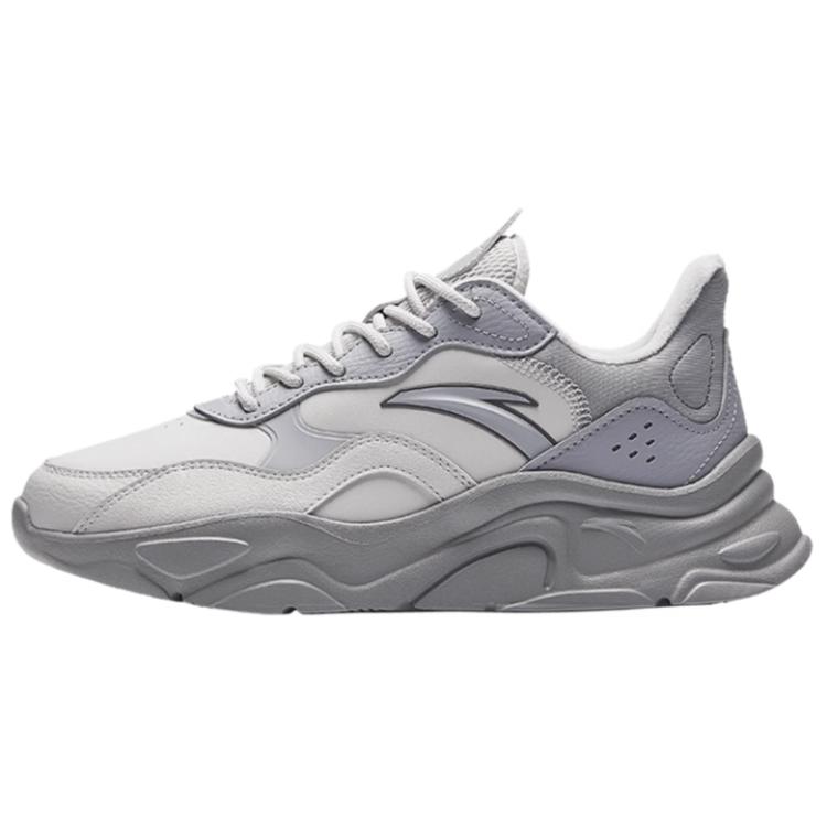 

Anta Little Millennium Fleece Retro Comfortable Non-Slip Wear-Resistant Low-Top Casual Shoes Women sneaker Gray 922348826-18 35.5