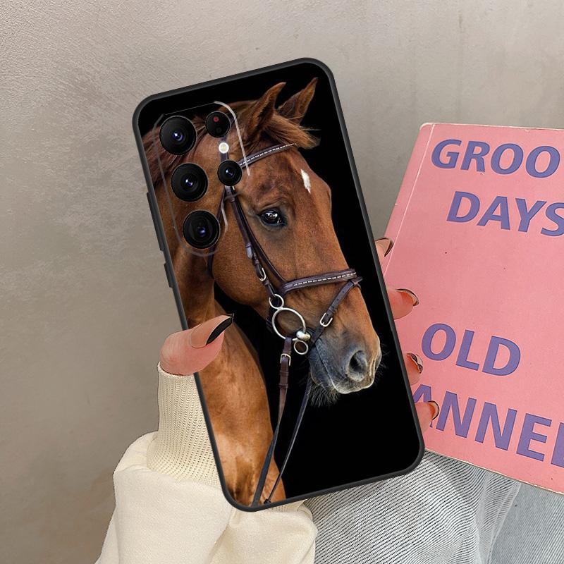Domineering Cool Horse Case For Samsung Galaxy S25 Ultra S20 S21 S22 S23 S24 Ultra S9 S10 Plus S25 FE Cover Coque