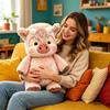 Plush Animal 23.6Inch Cuddly Soft Bedtime Soothing Plush Cow Animal Running Doll for Boys Girls Teens Friends Girlfriend Couples