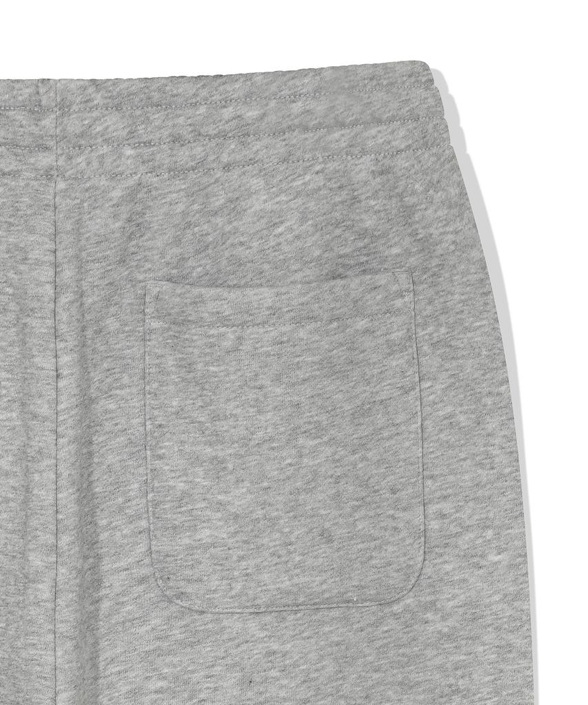 DOLPHIN WAVE APPAREL Dolphin Chain Embroidery Fleece-Lined Jogger Pants Melange Grey