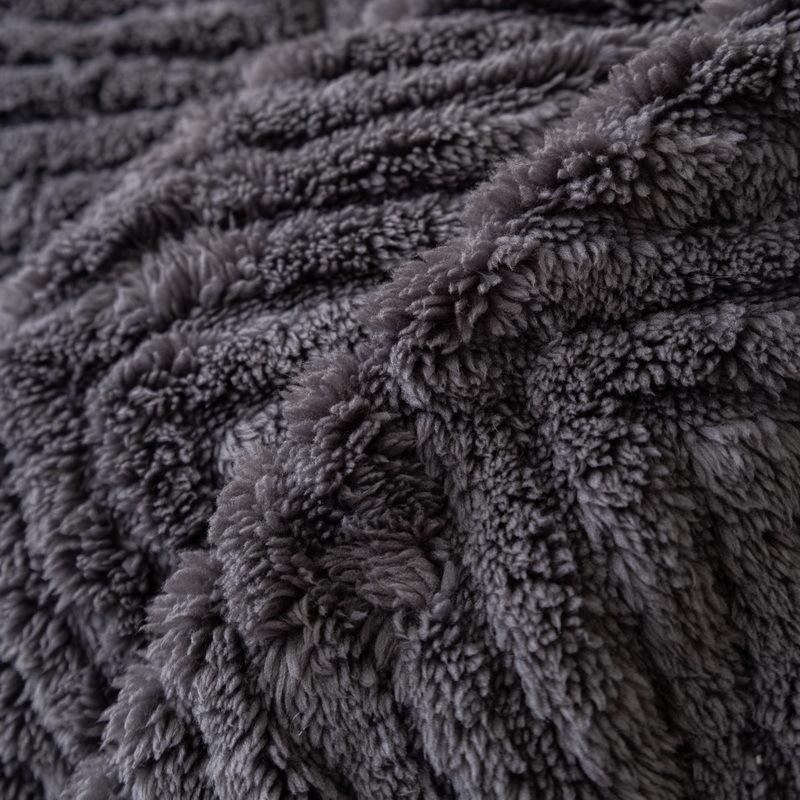 New Herringbone Jacquard Shu Cotton Velvet Sofa Cover Cloth Four-season Universal High-end Full Cover Blanket