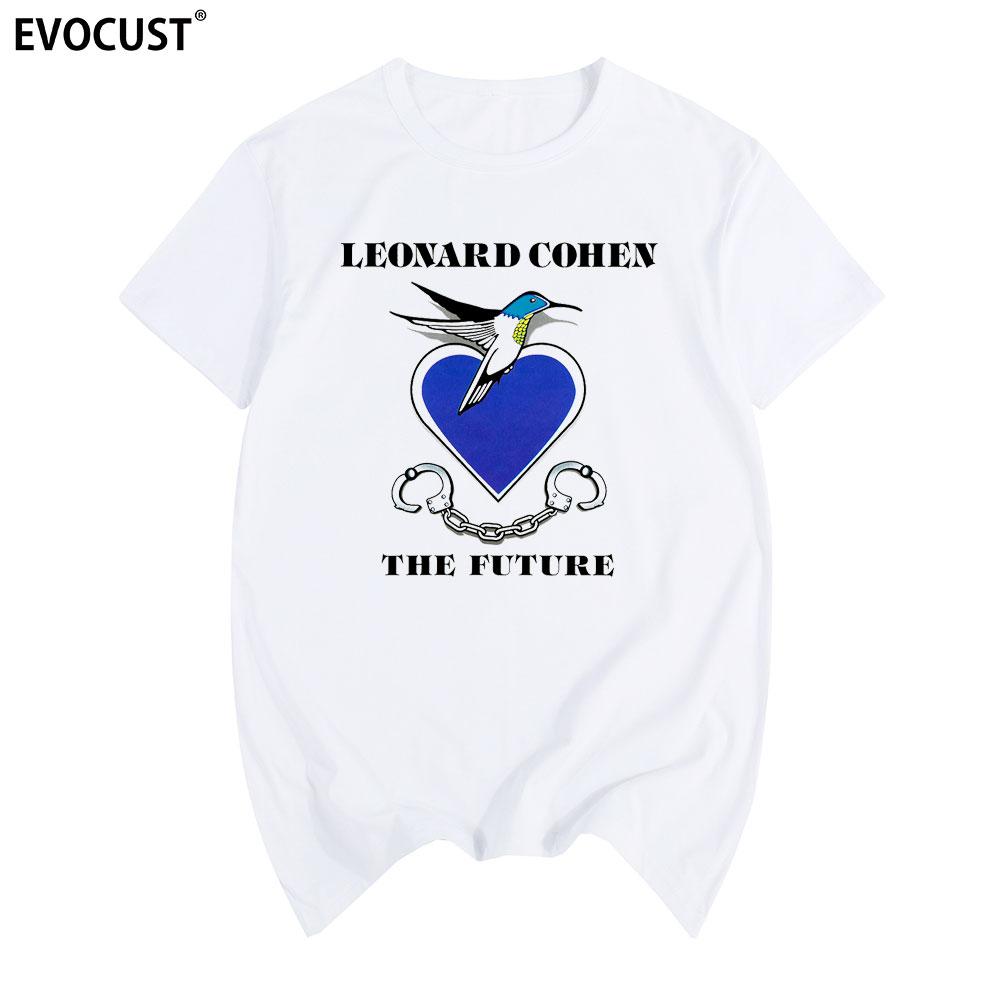 leonard cohen Book Of Longing Tshirt Cotton Unisex T shirt New Women Summer