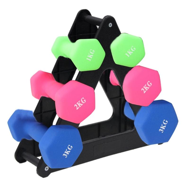 Dumbbell Rack Compact Dumbbell Holder 3 Tier Dumbbell Rack Stand Small Dumbbells Organizer Suitable for Office Gyms Home