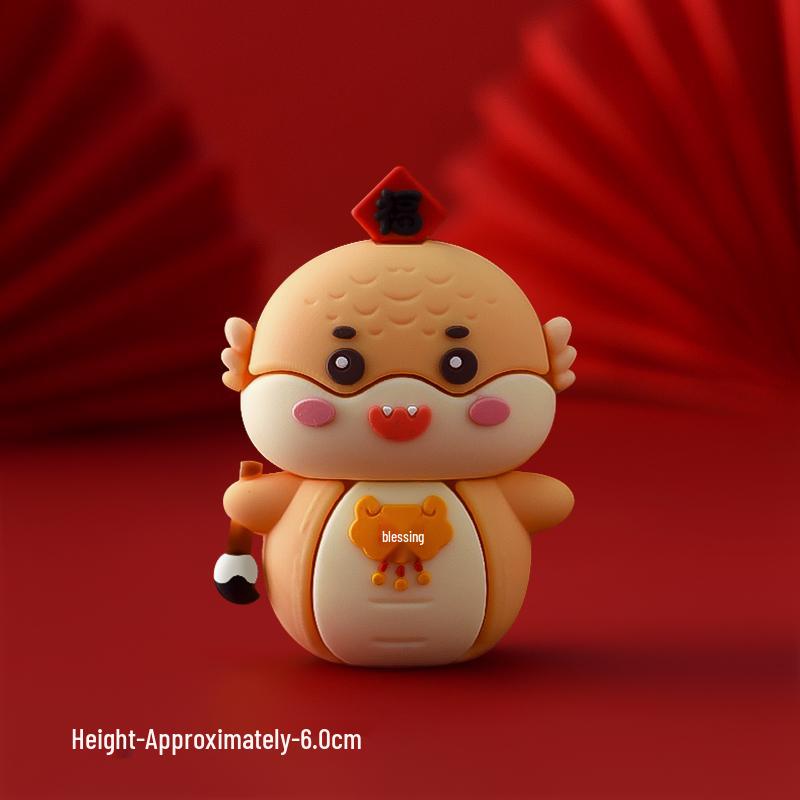 New Year Muffin & Cupcake Decoration Ornament with Transparent Packaging Box