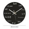 Kreative Wanduhr Persönlichkeit Mathematik Dekoration Holz Wanduhr Einfache Moderne Gleichung Uhr