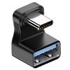 USB 3.0 Female to USB OTG Adapter Type C to USB 3.0 Converter 180° Up & Down