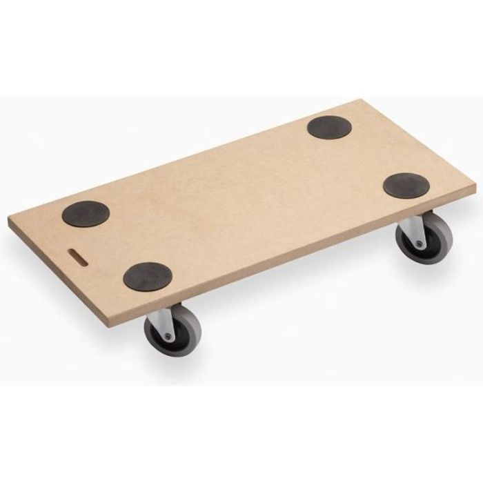 Chariot Plateau roulant 200kg TPE