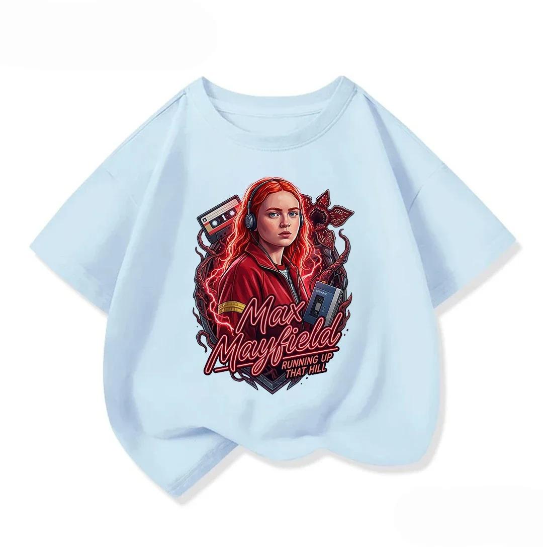 Fashionable Children s Short-sleeve T-shirt, Round Neck, Street Fashion, Summer Casual Wear 100