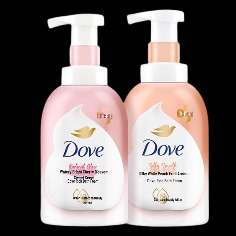 

Dove Foaming Shower Mousse Twin Pack - Cherry Blossom & White Peach
