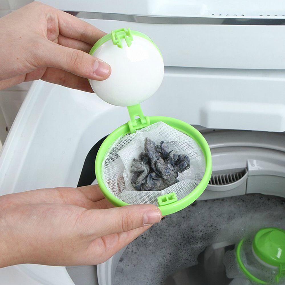 Dirt Catch Cleaning Laundry Ball Floating Lint Hair Catcher Laundry Filter Bag Filter Mesh Bag