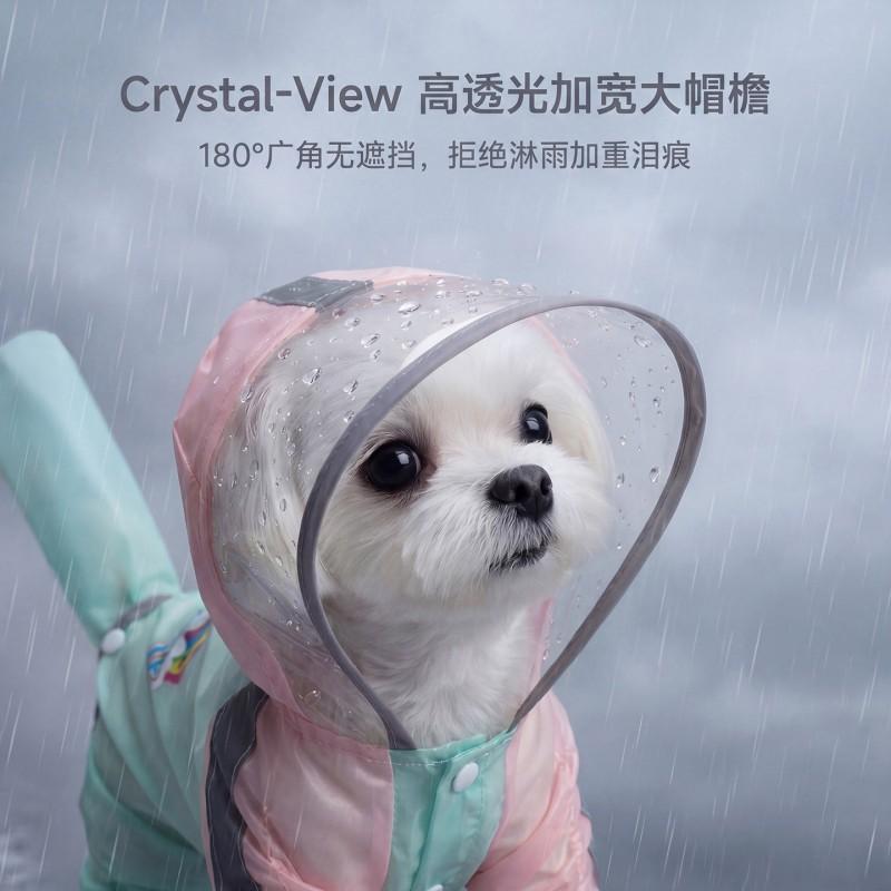 All-Season Waterproof Dog Raincoat With Hood Full Coverage Small Breeds Like Bichon Teddy