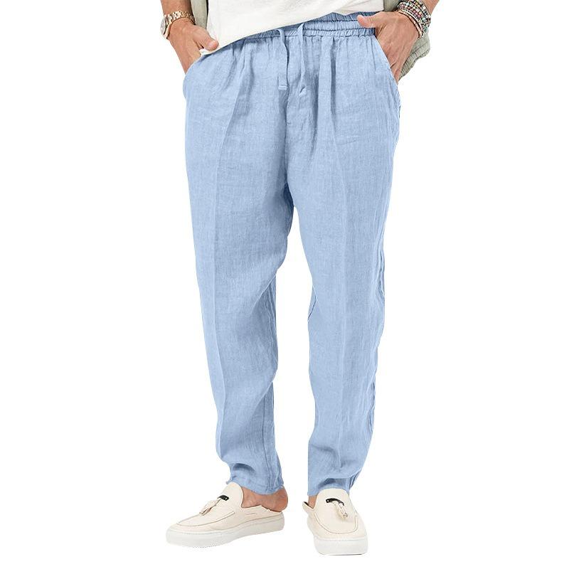 DICIFY Pantaloni și Pantaloni Scurți Casual pentru Bărbați, Culoare Uni, cu Imprimeu