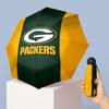 Green Bay Packers Printed 5?Fold Mini Umbrella 8?Rib Windproof Compact Umbrella For Women Pocket Carry