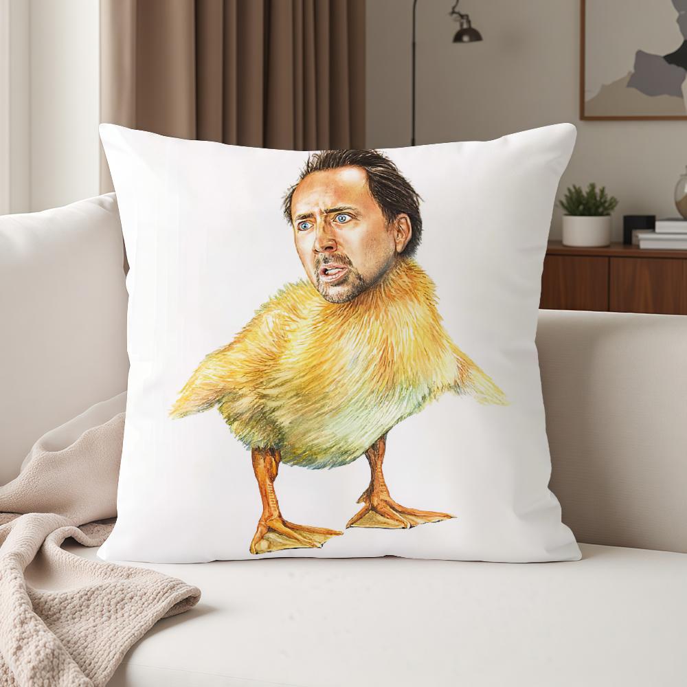 Actor New Pop N-Nicolas C-Cage Pillow Case Suitable For Bedrooms Living Rooms Cars Home Decoration