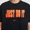 Nike T Shirts Unisex Black Crew Neck Moderate IV5617-010