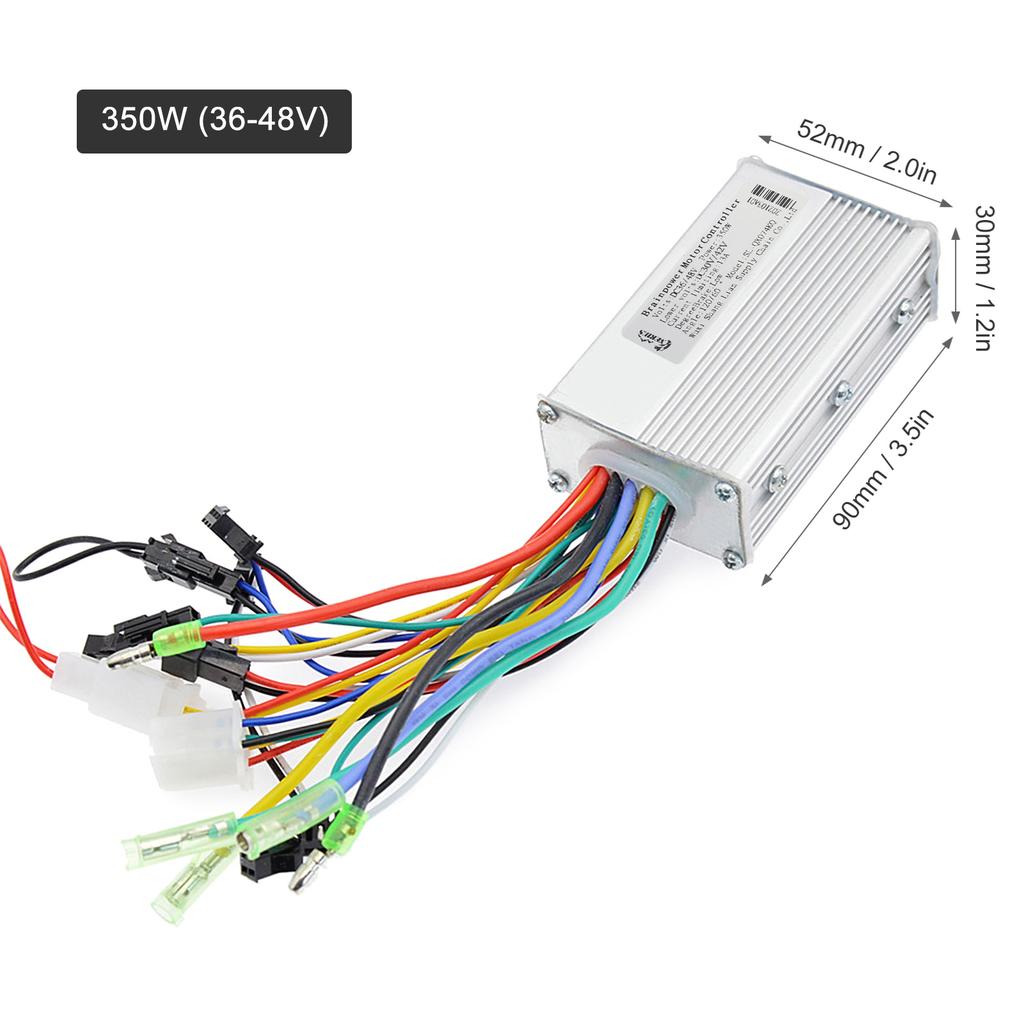 Brushless Motor Controller Aluminium Alloy Electric Bike Controller Box for Electric Bicycle Scooter