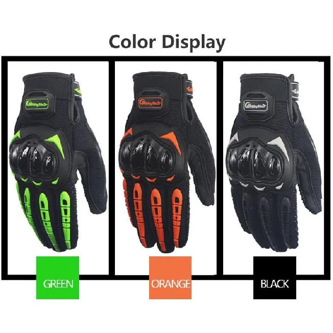 Motorcycle Gloves Anti Fall Anti-collision Off-road Riding Gloves Summer New Breathable Touch Screen Full Finger Gloves M-2XL