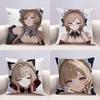 GGenshin Impact Sandrone Doublesided Print Pillow Case for Sofa Living Room Home Office Decor Protective Cover