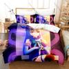 KonoSuba Four Main Party Characters Fantasy Adventure Merchandise Bedding Set Duvet Cover + 2 Pillowcases Anime Fan Holiday