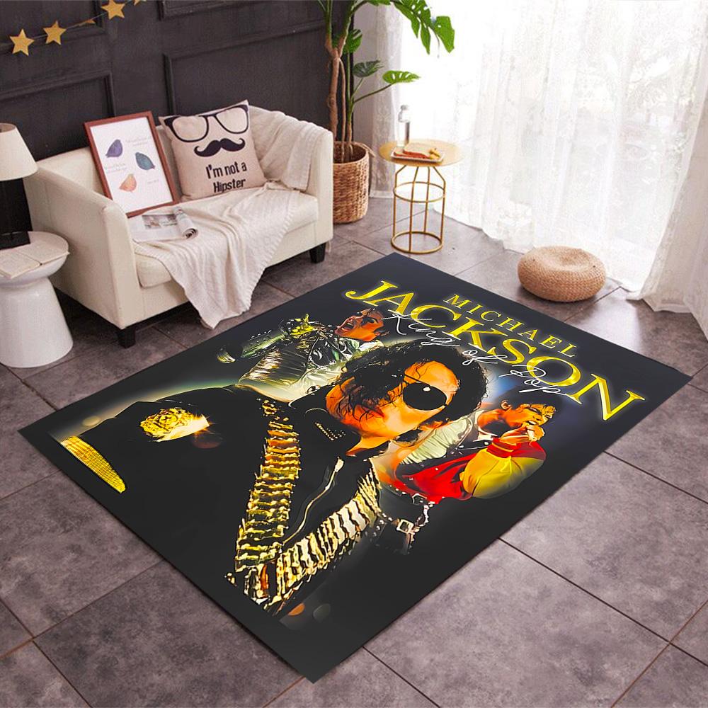 Michael Jackson Dangerous Tour Carpet Suitable for Foyer Balcony Hallway Game Room Anti-slip Rug Decorate Offices Spiritual Gift