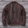 Chinese Size Vintage Genuine Leather Jacket Men Real Cowhide Air Force Flight Suit A2 Pilot Jacket Bomber Jacket