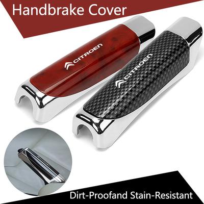 Car Hand Brake Carbon Parking Brake Handbrake Grips Protection Cover For C1 C2 C3 C4 C5 C6 C8 C4L DS3 DS4 DS5 LS DS6