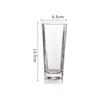 Thickened Glass Cup Household Milk Tea Juice Cups Transparent Water Bottle Party Elegant Cocktail Glass Suitable for Gift Giving