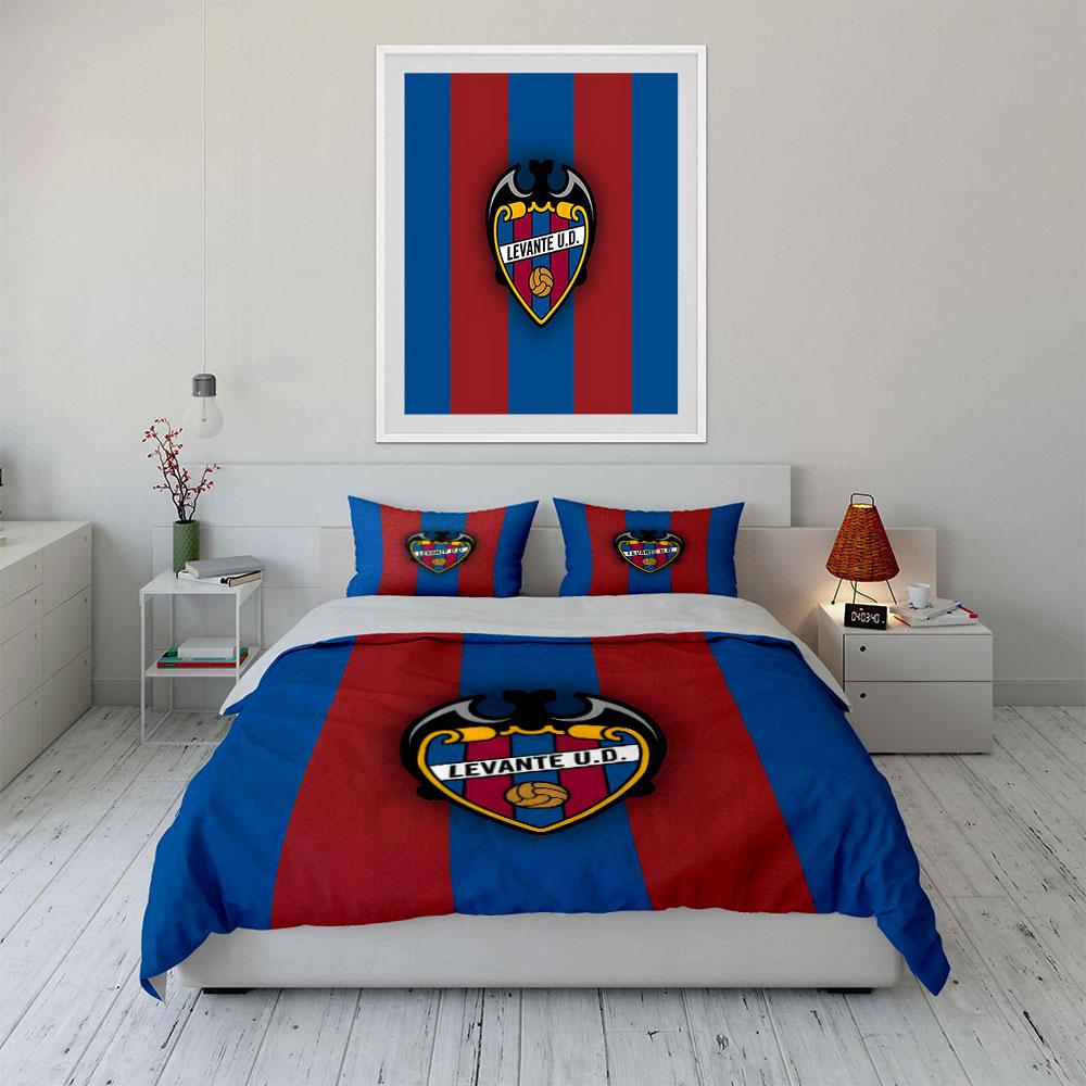 Red-blue stripes, Levante emblem. Bedding sets Duvet cover sets Duvet covers Pillowcases(1 * Duvet Cover 2 * Pillowcases without duvet insert)