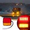 Universal 12V 20LED Tail Light 1-4pcs Waterproof Durable Rear Lamp, Turn Signal & Warning Light for Truck Trailer RV Boat Car