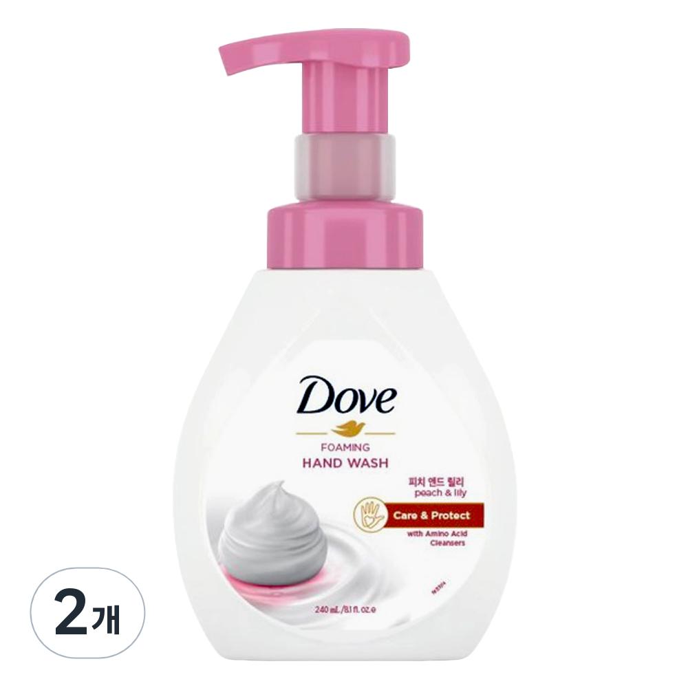 Dove Foaming Hand Wash Peach and Lily, 2, 240ml