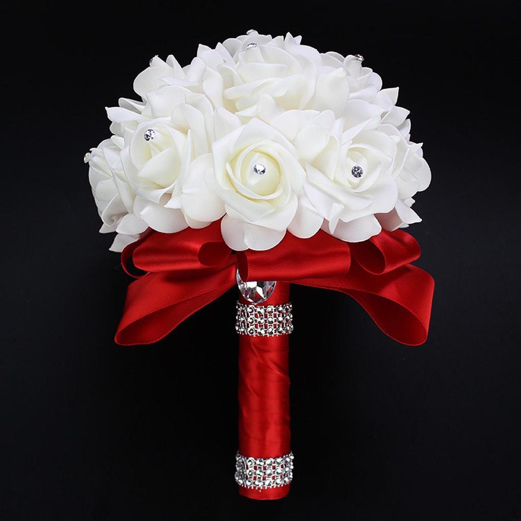 Artificial Flower Arrangement for Bride Wedding Bouquets Tossing Bouquet Events