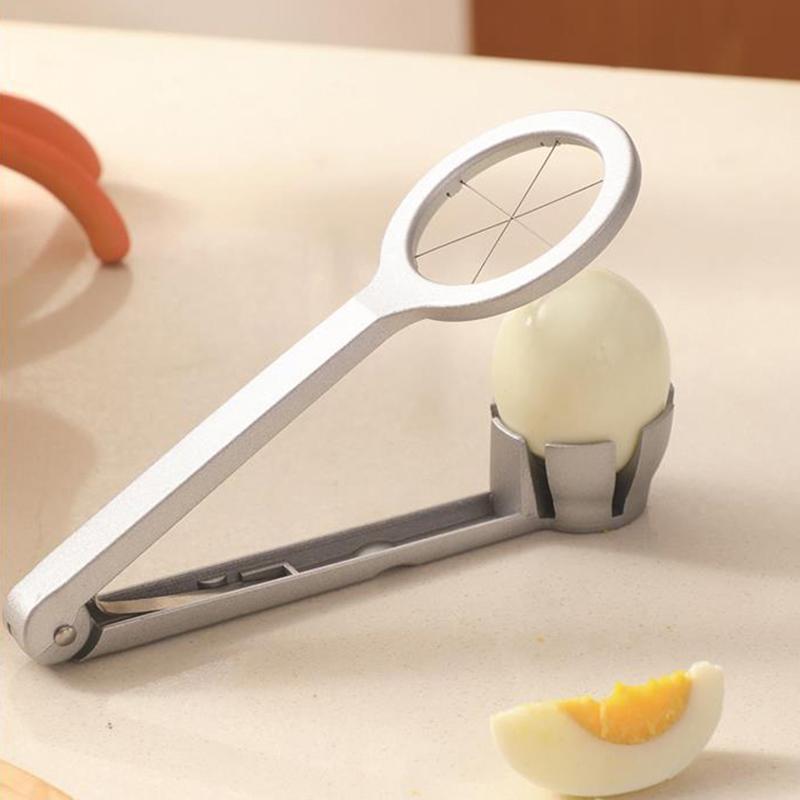 Multifunction Stainless Steel Egg Slicer Eggs Cutting Egg Wedges Fruits Slicing Strawberry Cheese Kitchen Tool
