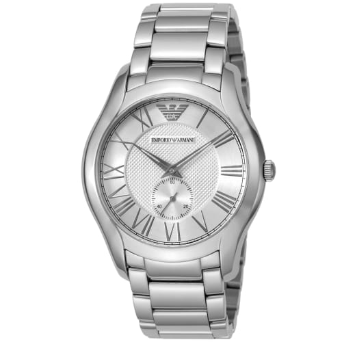 

Emporio Armani VALENTE AR11084 Men s Silver Watch