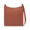 Le Foulonné 27 Solid Color Zipper Adjustable Shoulder Strap Leather Crossbody Shoulder Bag Large Women Bags Light-Red-Brown 10140021121