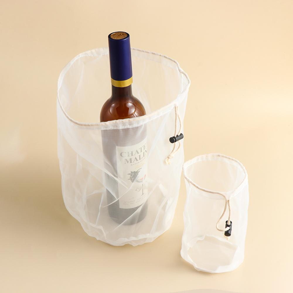 120mesh Reusable Fine Mesh Wine Strainer Nut Milk Bag Food Special Coffee Filter Cheese cloth Nylon Cooking All Purpose kitchen