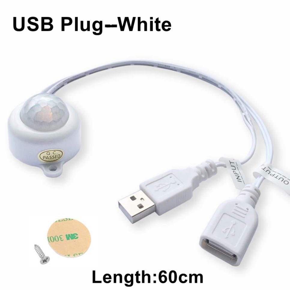 

Светодиодная лента PIR Инфракрасный датчик движения USB DC Штекер Переключатель Регулируемый DC5V 12V 24V Поворотный сенсорный диммер для светодиодной ленты Ночник