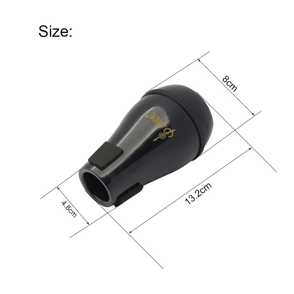 M MBAT Trombone Mute Practice ABS Light-Weight Alto Dedicated Jazz Tenor Trombone For Beginners Woodwind Instrument Parts