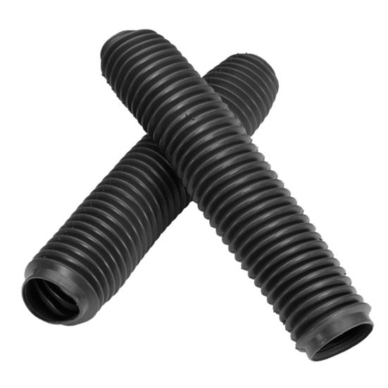 

2 шт., резиновые гетры для мотоцикла, передняя вилка, чехол для багажника, противоударная защита от пыли чёрный