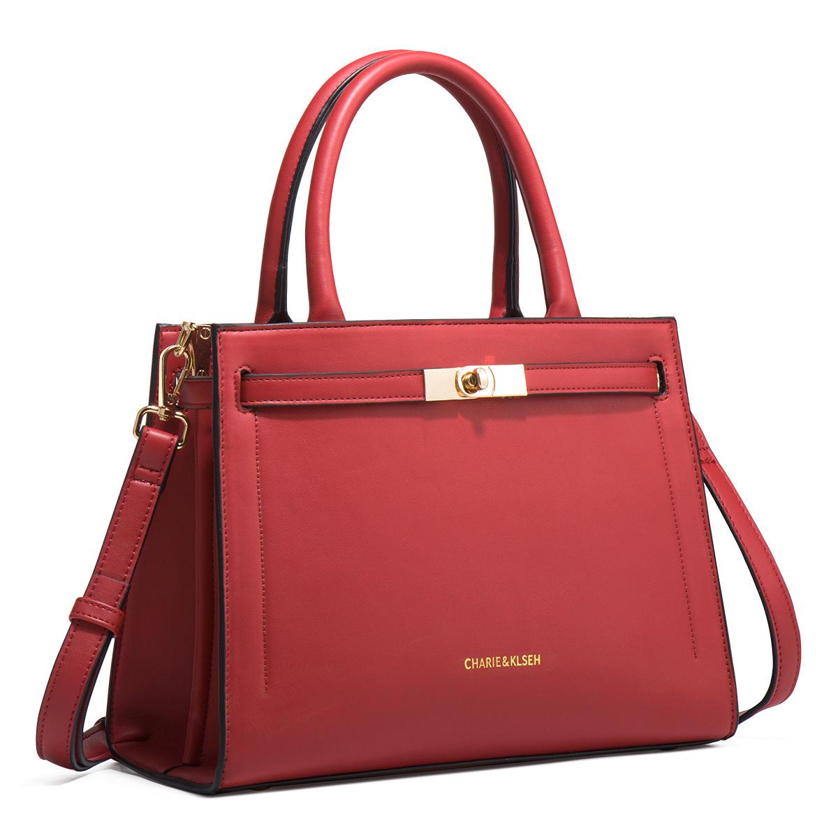 

Red Wedding Bag Female Bride Wedding Large-Capacity Bag Female Niche Light Luxury Usually Available Shoulder Portable Platinum Bag красный