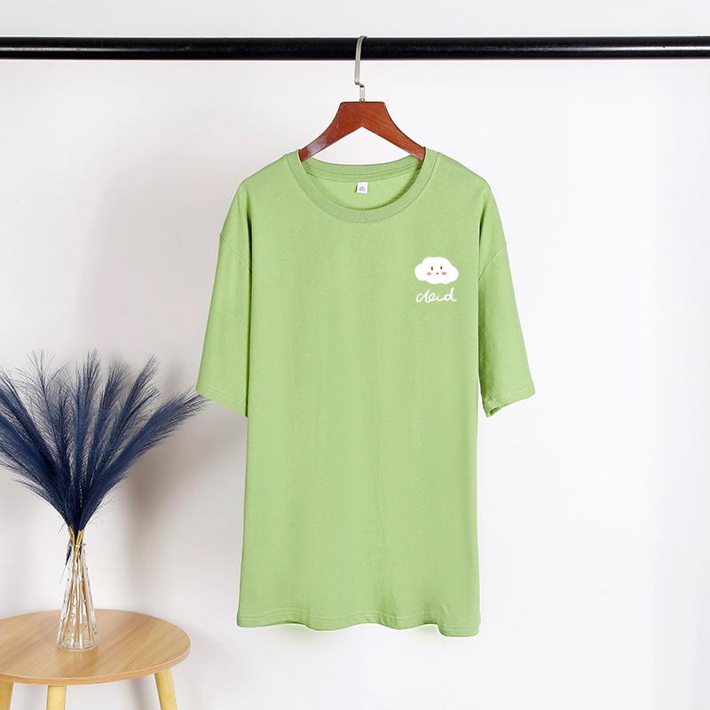 TWINFLAMES Women Summer T-Shirt Short Sleeve Cotton Casual Woman Clothes Spring/Autumn O-Neck Female Tees