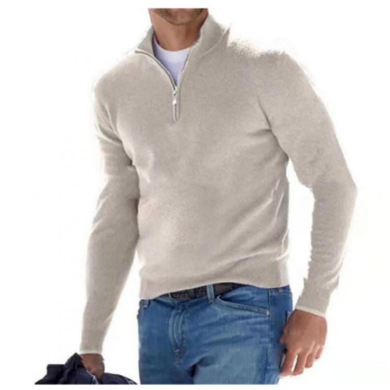 Discount Market 2024 Heren Lange Mouwen Kasjmier Basislaag voor Herfst/Winter XXL beige