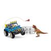 Off-road Vehicle Set with Dino Outpost, Dinosaur Toy for Children, from 4 Years, Schleich 41464 DINOSAURS
