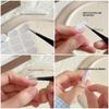 5Pcs Nail Practice Chess 3cm Elevated Acrylic Magnetic Training Practice Nail Tips Stand Wearable Nail Display Rack Nail Tool