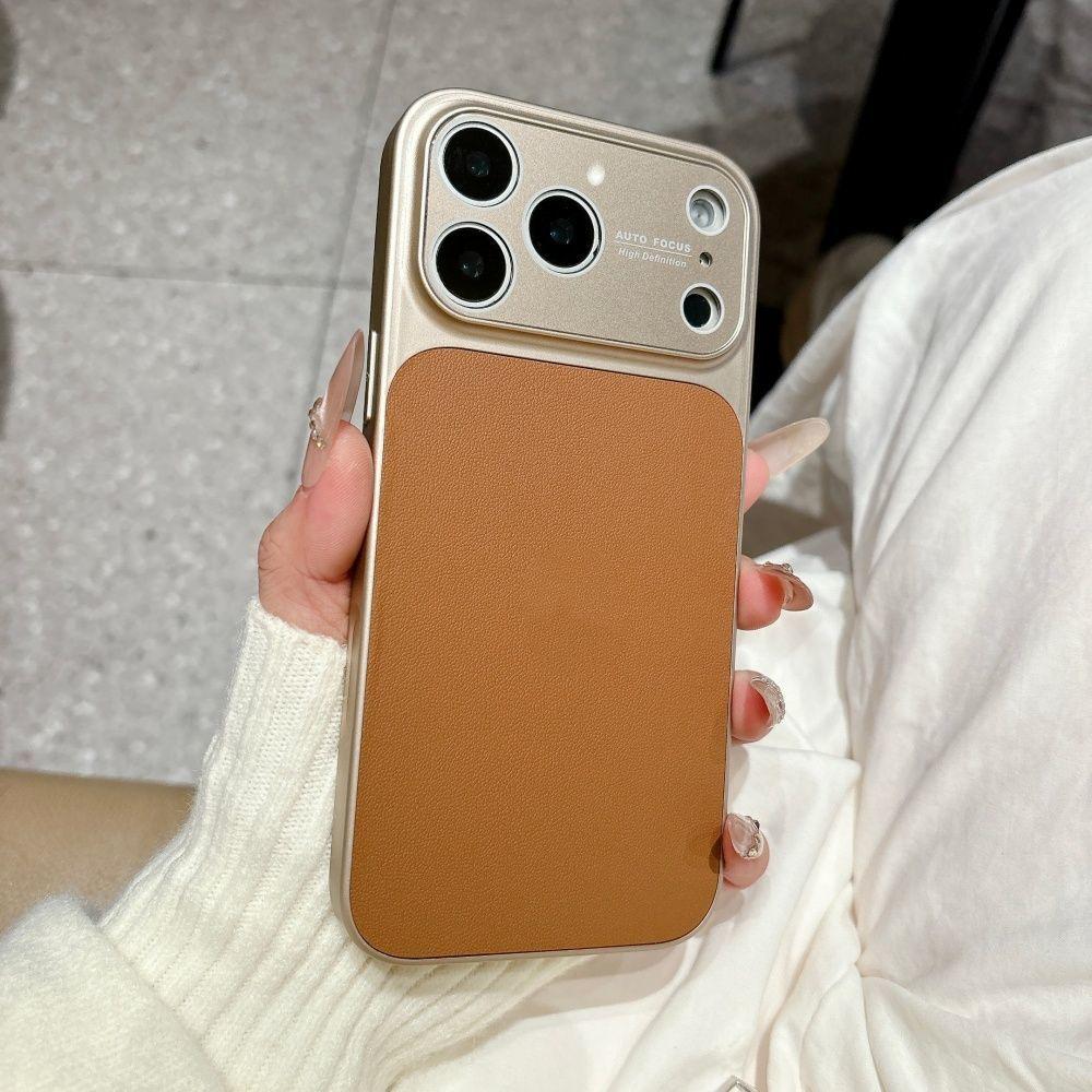 

17 Promax Genuine Leather Matte Window, Premium Full-Coverage Apple Accessory for iPhone 13/14 Pro/15/16 Apple 17 Air