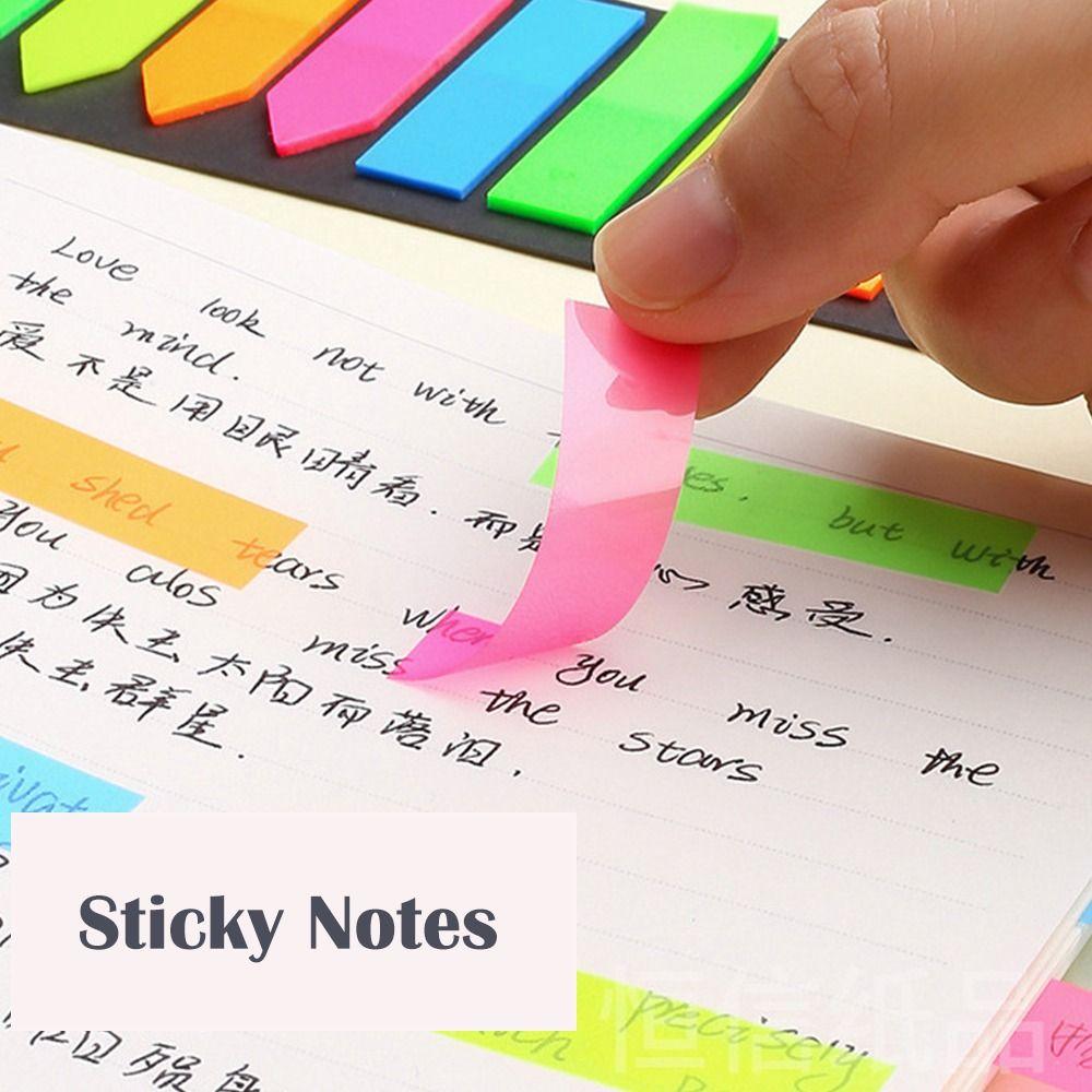 Office Supplies Student DIY Decoration Reading Label Index Stickers Label Bookmark Sticky Labels