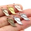 20pcs Charms Angel Wings 21x8mm Tibetan Silver Plated 5 Colors Pendants Antique Jewelry Making DIY Handmade Craft