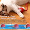 Cat Interactive Electric Toy Automatic Rolling Ball with Faux Tail - Rechargeable Smart Pet Training Toy for Dog & Cat to Imitat