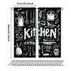 Kitchen Theme - Pole Bag Curtains, Bedroom, Living Room And Kitchen Decoration, Home Decoration, Window Decoration