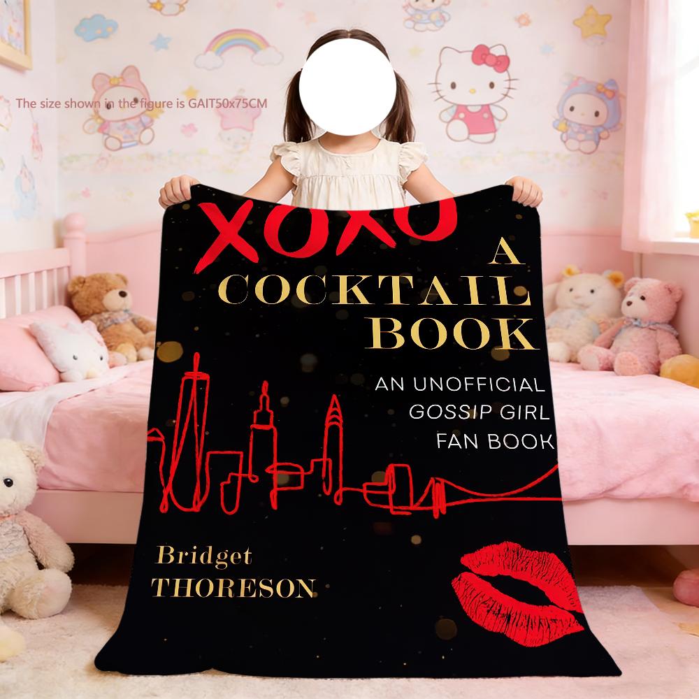 

Blanket For Classic Soft Throw TV Blanket for Picnic XOXO Bed G-Gossip Sofa Home Girl Bedroom Cozy Warm Comfortable 75x90cm